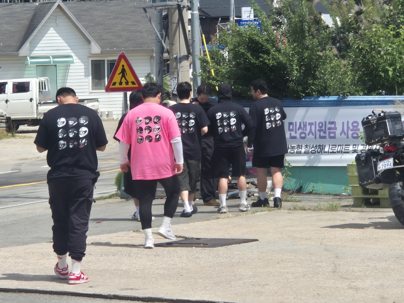 바이크 모임 단체티 입고 여름 휴가!